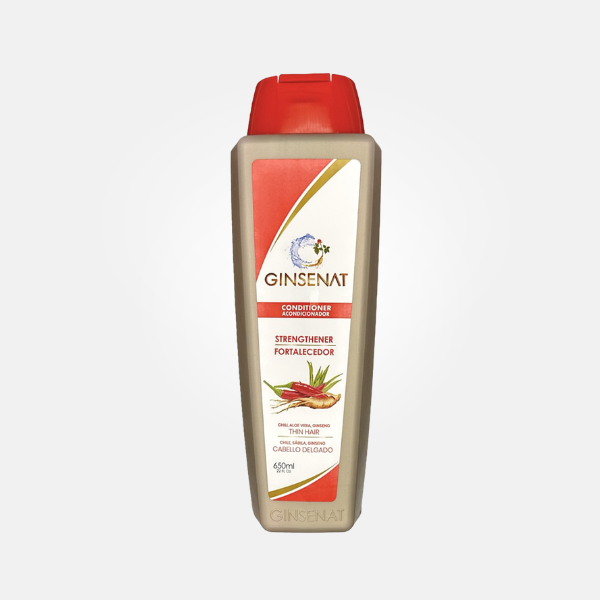 Ginsenat Acondicionador con Ginseng y Chile para Cabello Fino – Fortalece las Raíces y Promueve el Crecimiento – Fórmula Unisex