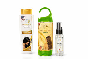 Ginsenat Shampoo de Ginseng – Limpieza Profunda del Cuero Cabelludo y Fórmula Nutritiva – Ayuda a Mejorar el Brillo, la Suavidad y la Manejabilidad – Para Cabello Seco y Dañado – 250 ml