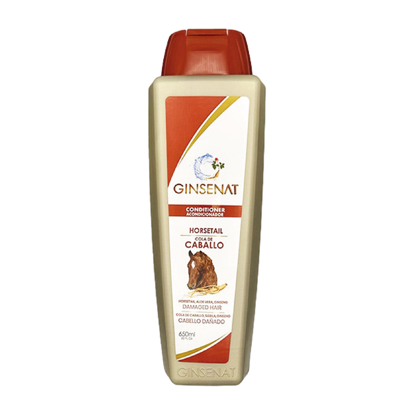 Ginsenat Acondicionador de Cola de Caballo y Ginseng, 22 oz fl, para Cabello Dañado, Fórmula Fortalecedora