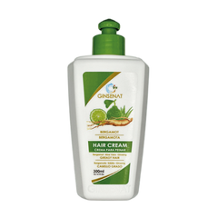 Ginsenat Crema Capilar de Bergamota con Ginseng y Aloe Vera para Cabello Graso – Tratamiento Profesional de Peinado – 300 ml