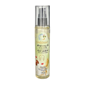 Ginsenat Aceite de Argán Hidratante para Cara y Cuerpo – Tiene Alto Contenido de Vitamina E – 130 ml (4.4 oz fl)