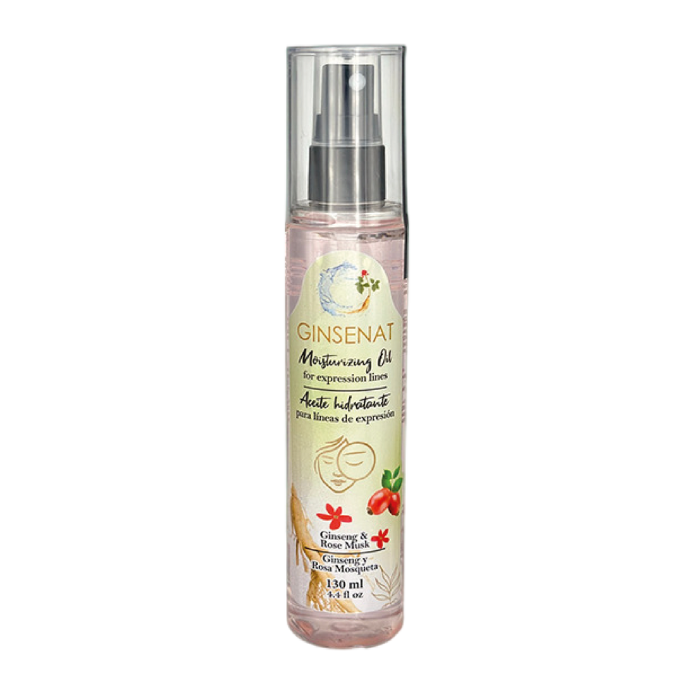 Ginsenat Rosehip Oil Moisturizer for Expression Lines – Fades wrinkles and expression lines – 130 ml (4.4 fl oz)