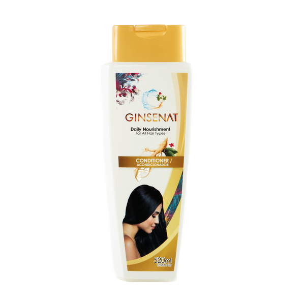 Ginsenat Acondicionador Orgánico con Ginseng y Aloe Vera – 520 ml (17.58 oz fl)