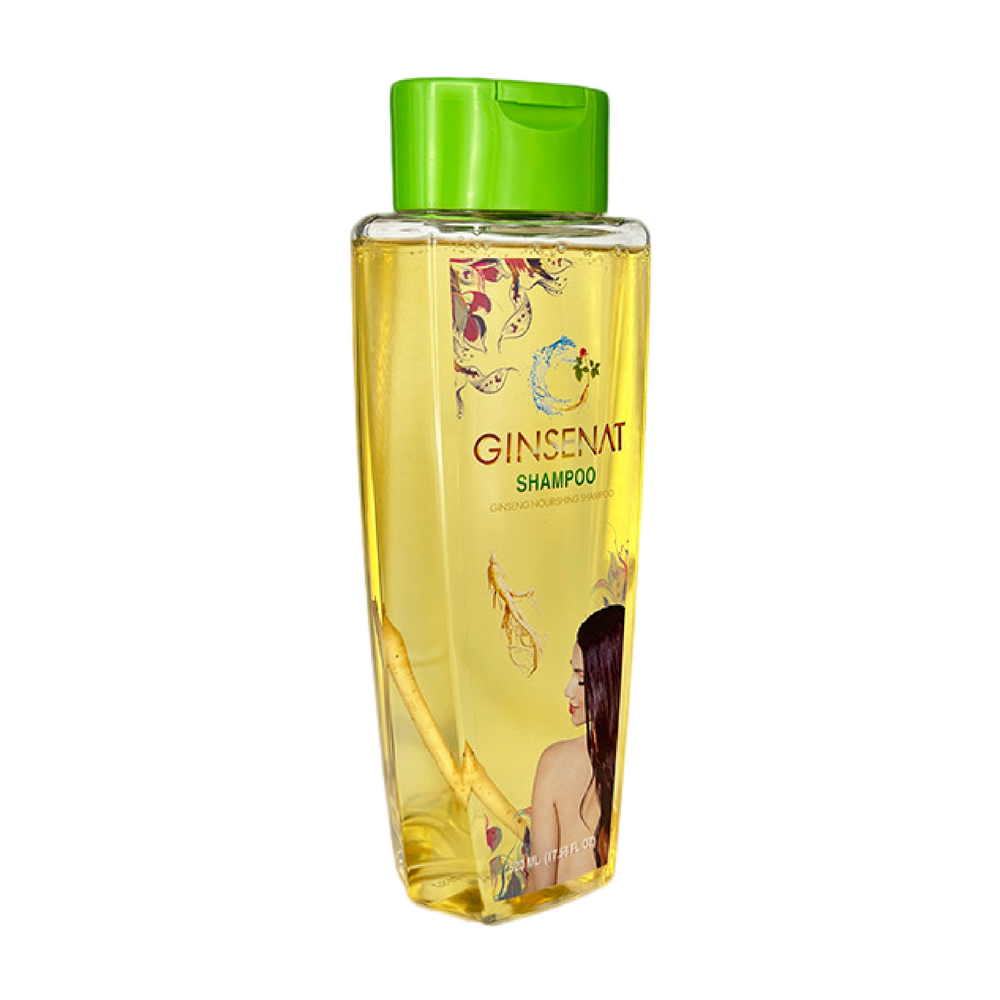 Ginsenat Shampoo Herbal Orgánico con Ginseng y Aloe Vera – 520 ml