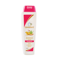Ginsenat Shampoo de Colágeno para Cabello Fino y Frágil – Fortalece y Da Volumen – 650 ml (22 oz fl)