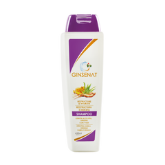 Ginsenat Shampoo de Keratina para Cabello Rizado, 22 oz fl, Fórmula con Ginseng y Aloe Vera