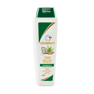 Ginsenat Shampoo de Ginseng y Aguacate para Cabello Seco – Hidratación Profunda y Reparación – 22 oz fl