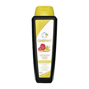 Ginsenat Shampoo con Placenta Vegetal, Ginseng y Aloe Vera para Cabello Frágil – 650 ml (22 oz fl)