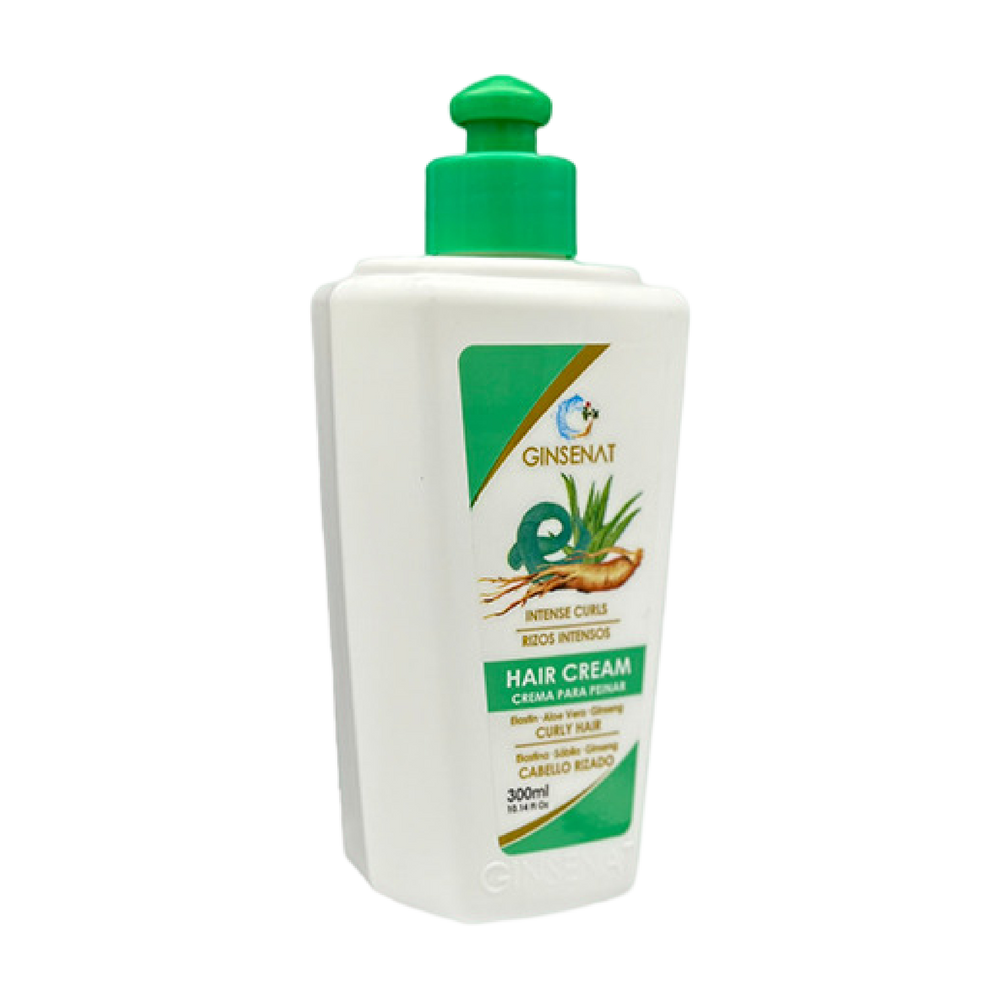 Ginsenat Crema Capilar Orgánica con Ginseng, Aloe Vera y Elastina – 300 ml