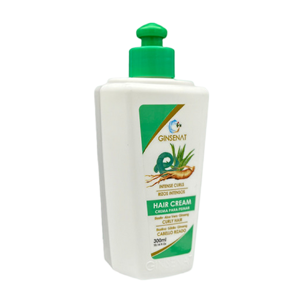 Ginsenat Crema Capilar Orgánica con Ginseng, Aloe Vera y Elastina – 300 ml